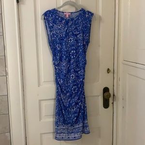 Blue and White Lilly Pulitzer Dress, Size Small